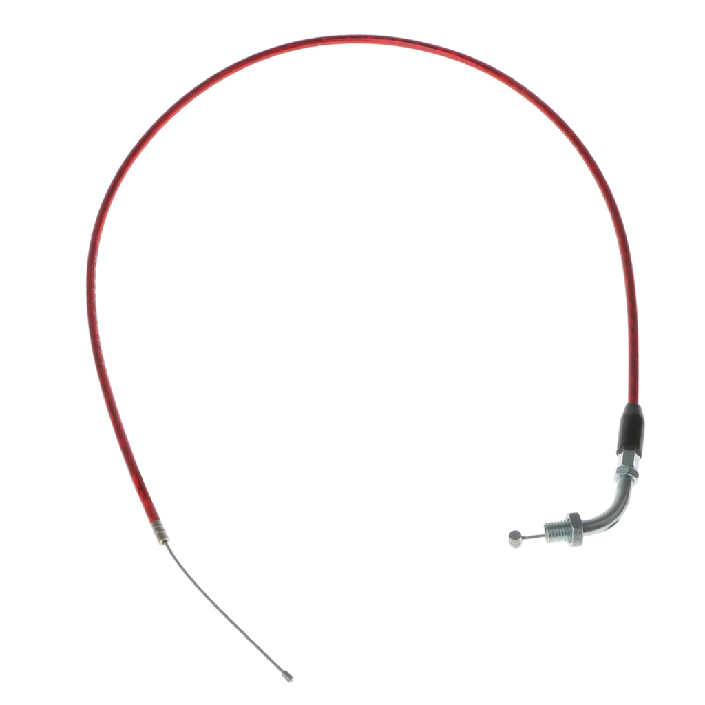 RED PIT DIRT BIKE THROTTLE ACCELERATOR CABLE 110cc 125cc 140cc PITBIKE