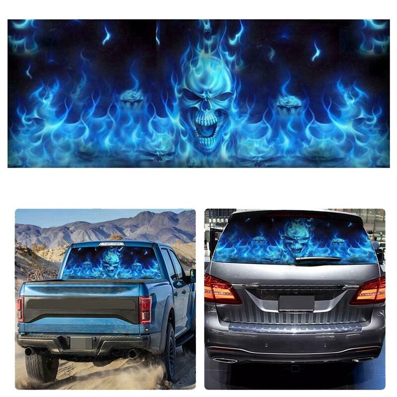 One Way Vision for Truck Jeep Suv Pickup 3D Rear W... – Grandado