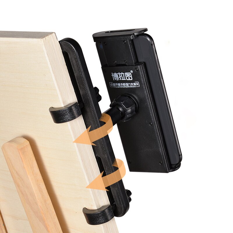 Caballete de dibujo con Clip para teléfono móvil, base de dibujo con pinza especial para dibujo, ipad, tabletas, fotos, bocetos, soporte para ordenador