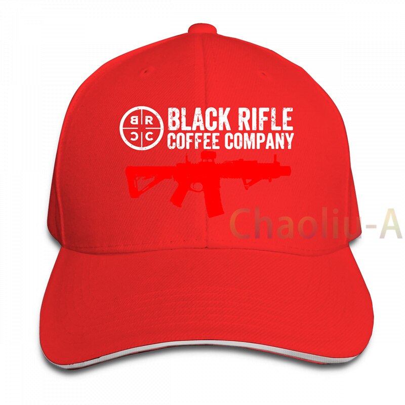 Black Rifle Coffee Company Black Baseball cap men women Trucker Hats adjustable cap: 1-Red