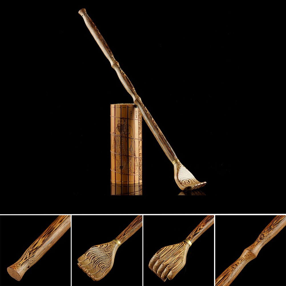 Houten rugkrabber, houten rugkrabber, massageapparaat voor ruggenkrabber, lichaamsmassage, bamboe jeuk, gezondheidsproducten