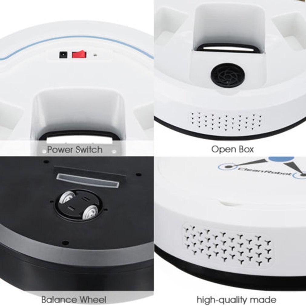 Rechargeable Auto Cleaning Robot Automatic Smart Sweeping Robot Vacuum Floor Dirt Dust Hair Cleaner Home Sweeping Machine