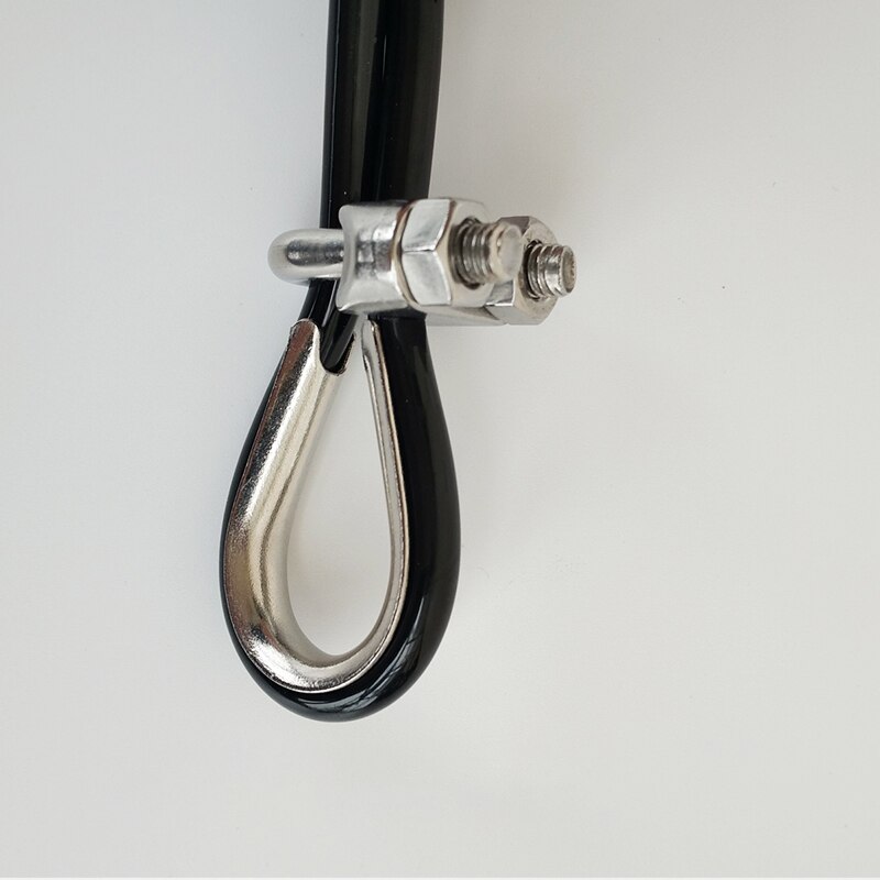 Treningsstudio gjør det selv hjemmelaget ståltau låser tilbehør sett rustfritt stål ringer skjøter låse inn fitness pully kabel maskin stålwire