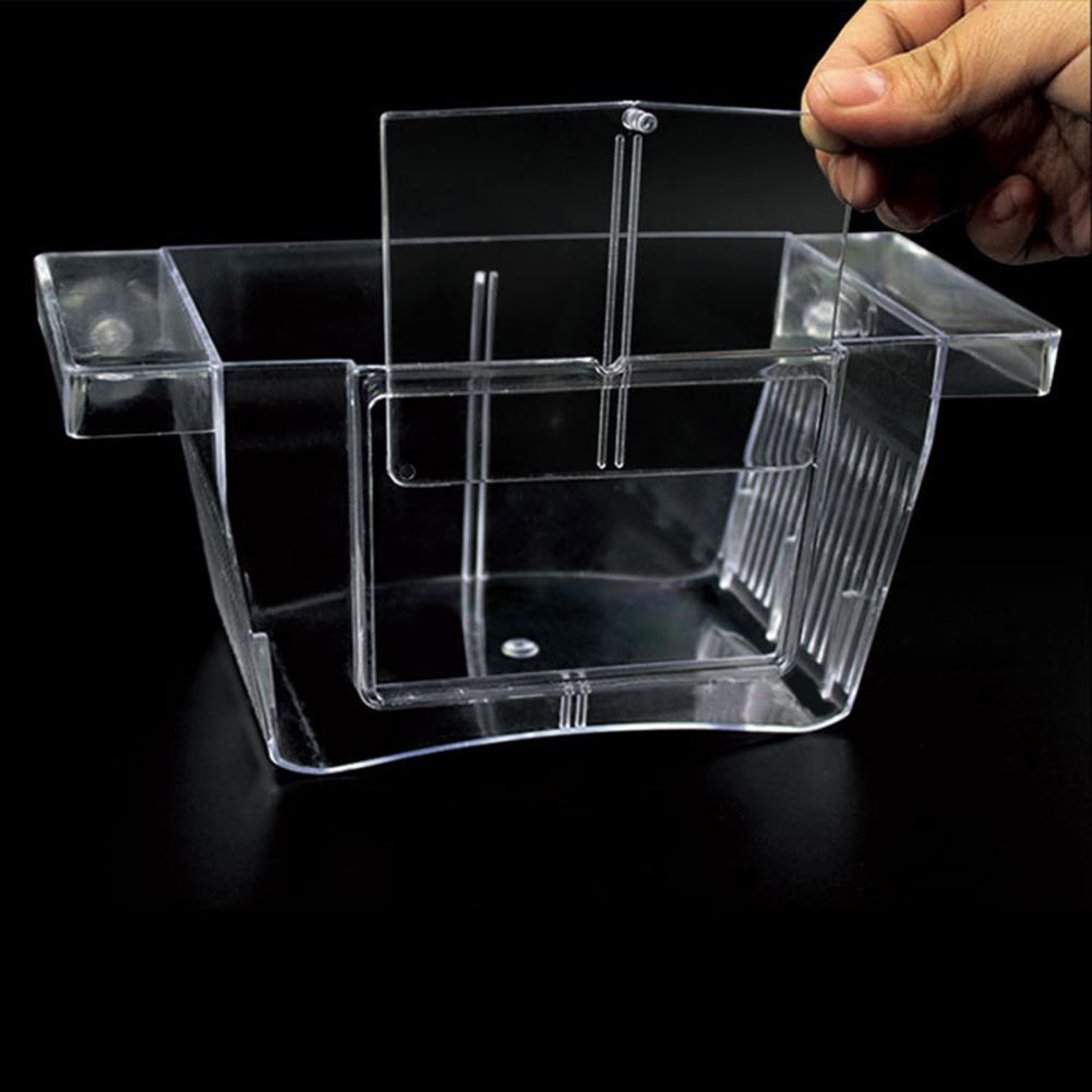 Fish Breeding Box Wear Resistant Stackable Self-floating Baby Fishes Shrimp Clownfish Breeding Box Home Aquarium Stands