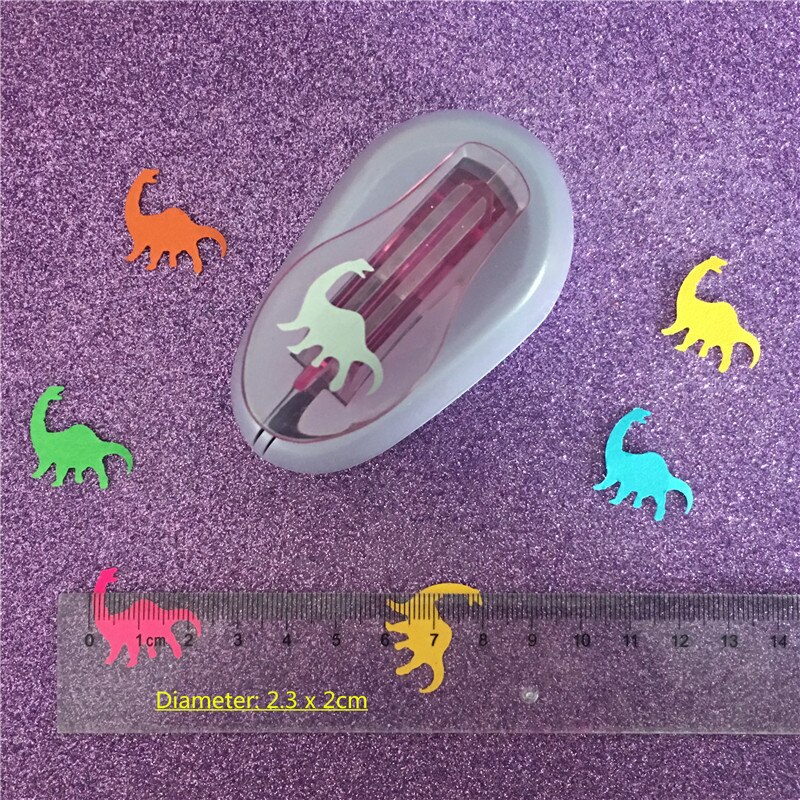 1 tommer dinosaur form punch håndværk dyr hulning til scrapbooking børn scrapbog papir cutter prægning skarpere gratis skib