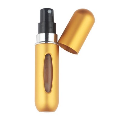 5ml mini flacons de parfum rechargeables pratiques avec pompe à parfum en spray, contenants cosmétiques vides, flacon atomiseur en spray pour voyage: 5ml pièces d'or