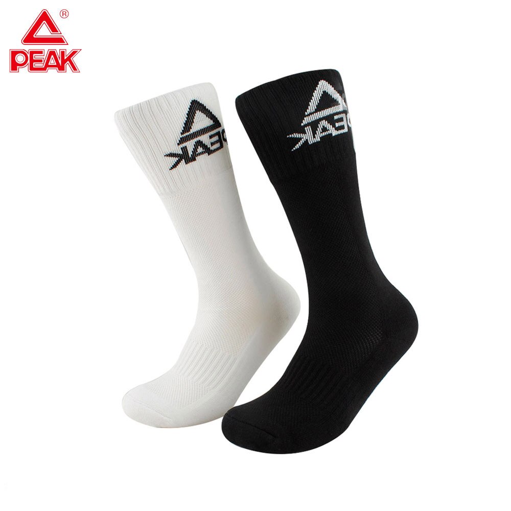 Peak Men's Basketball Socks - Knee-High, Breathable, Professional Sports & Cycling