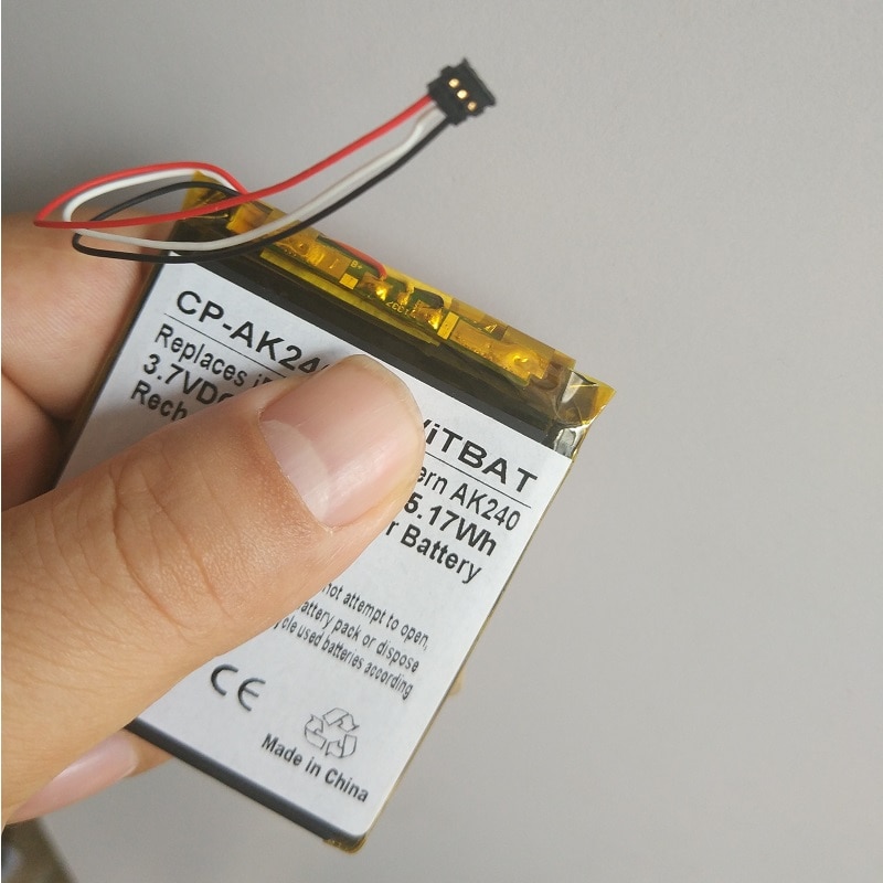 Batterij voor iRiver Astell & kern AK240 Speler Li Polymer Oplaadbare Accumulator Pack Vervanging 3.7 V 4100 mAh Track code
