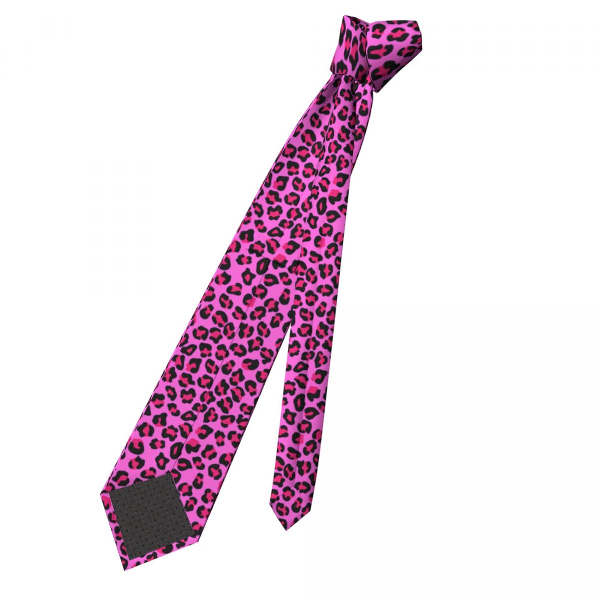 Anpassad slips med leopardmönster och gepardmönster, klassisk slips med djurhud och prickar för kontoret