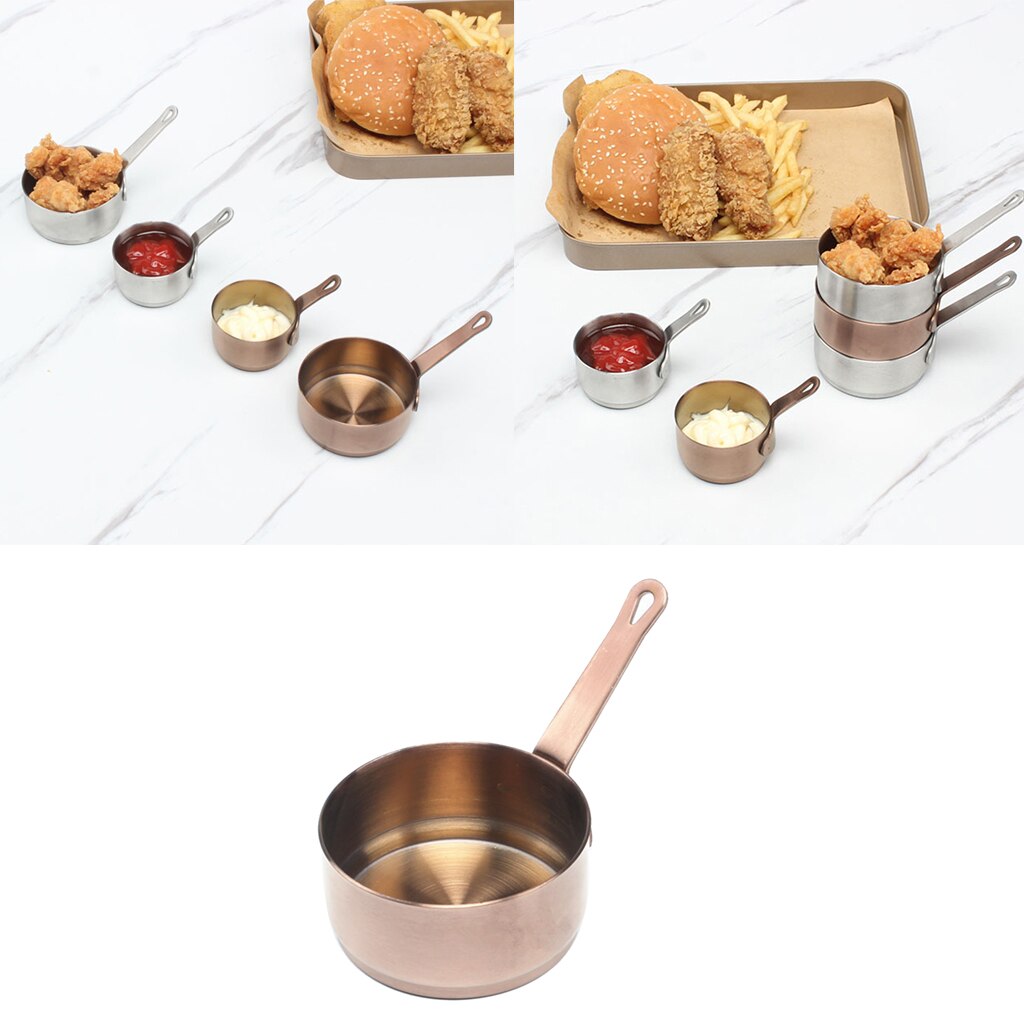 Bærbar sauce pande husholdning mælk kaffe smør varmere gryde køkken madlavning værktøjer mini suppe gryde rustfrit stål