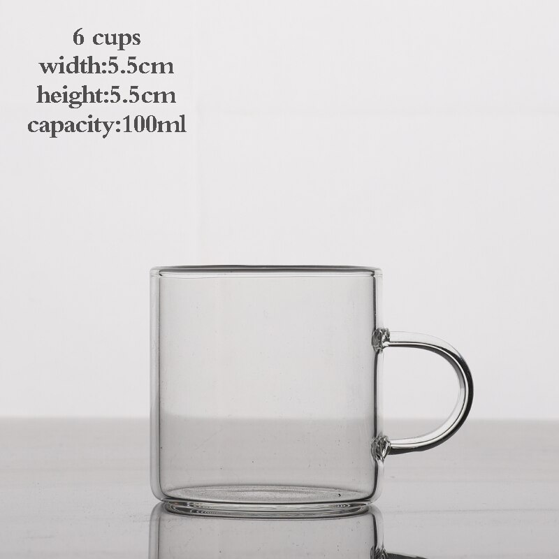 Goede Clear Borosilicaatglas Theepot Met 304 Roestvrijstalen Theefilter Zeef Hittebestendige Losse Blad Thee Pot Tool Ketel Set: Style eight 6 cups