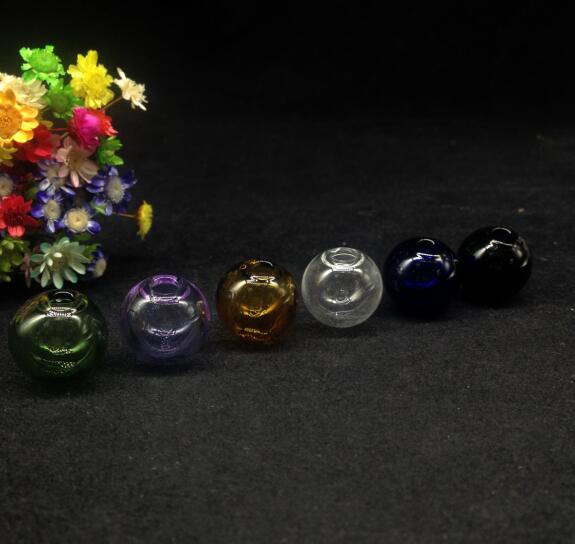 50 pcs 16mm color mix rodada Orb bola forma globo de vidro bolha com 4mm buraco vidro vial pingente diy garrafa de vidro cúpula frasco colar: mix random