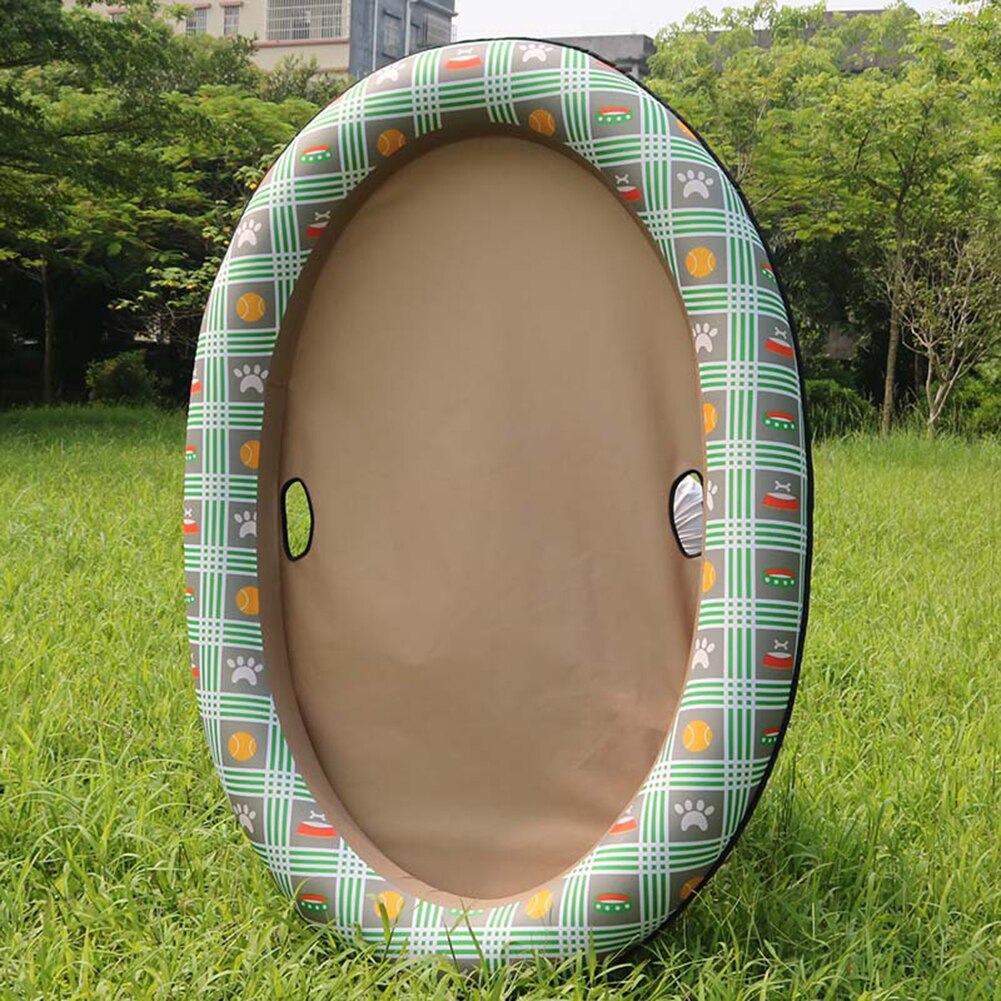 Huis Print Zwembad Huisdier Honden Opblaasbare Drijvende Vlot Water Spelen Kussen