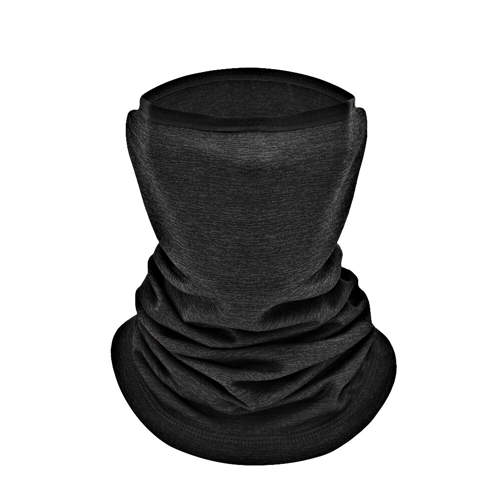 Wosawe Mannen Winter Thermische Fleece Bandana Buff Hals Warm Gaiter Sport Gezicht Oor Cover Half Masker Snowboard Ski Wandelen Fietsen sjaal: Gray 02
