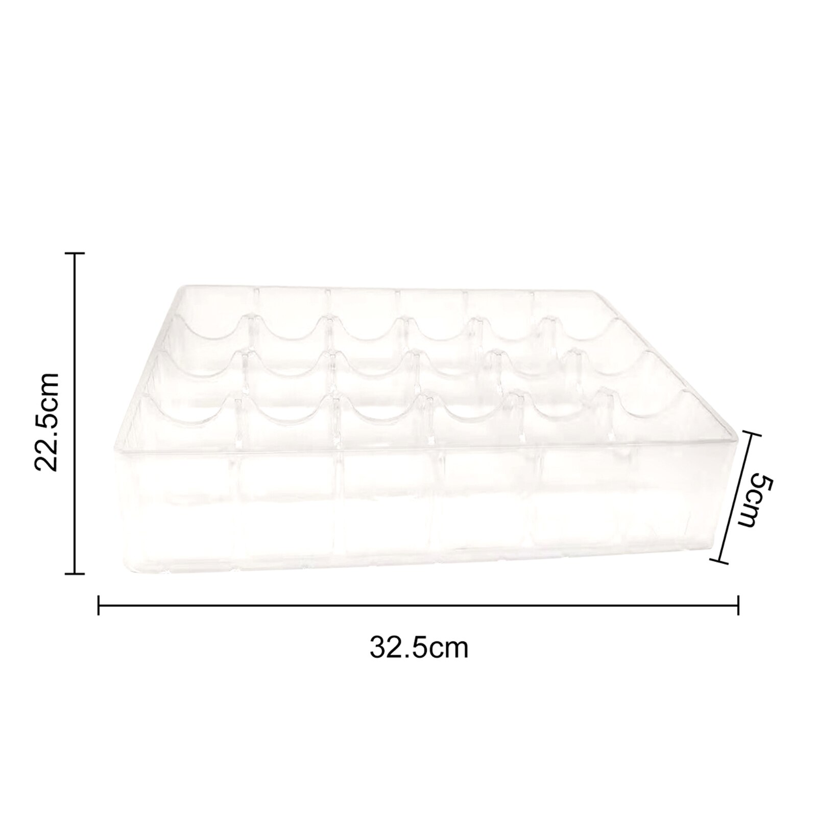 Semences Germoir Tray5/10Pcs En Plastique Transparent Germination Plateau pour Jardin Maison Bureau: Large 5pcs