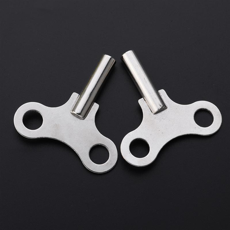 2 Stuks Staal Klok Sleutel Metalen Klok Sleutel Stevige Klok Gereedschap Kronkelende Ketting Reparatie Tool Voor Home Shop klok