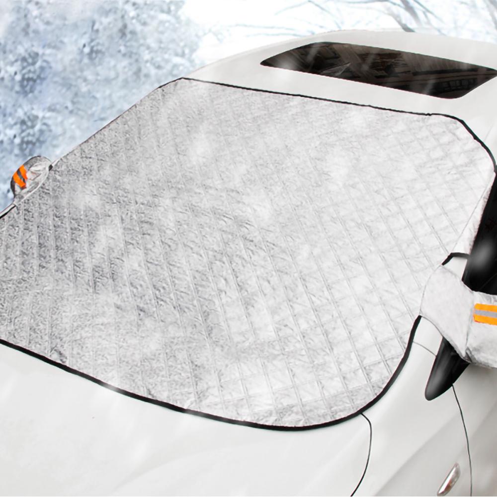 Magnetische Voorruit Sneeuw Cover Tarp Winter Ijskrabber Vorst Dust Guard Zonnescherm Protector