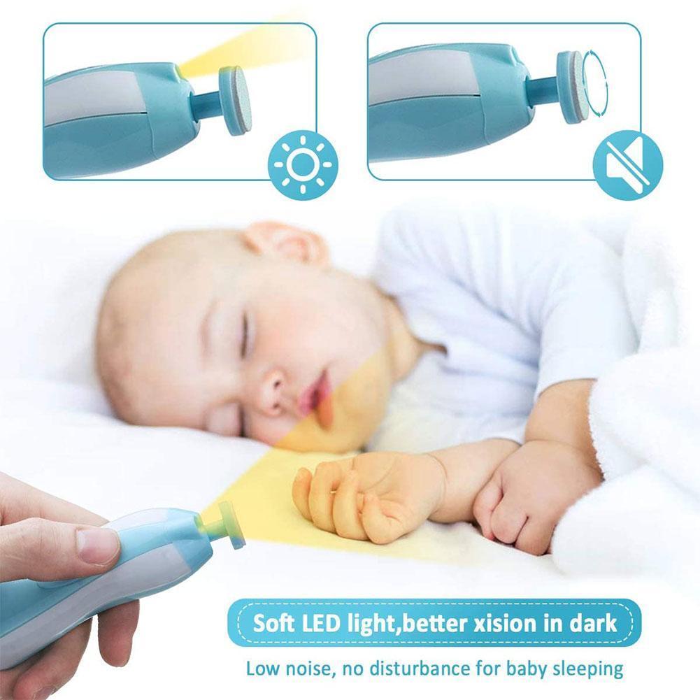 Elektrische Baby Nagel Datei Schermaschinen Zehen Fingernagel Cutter Trimmer Manikübetreffend Werkzeug Abs Leichte Und Kompakte Perfekte Für E9v6