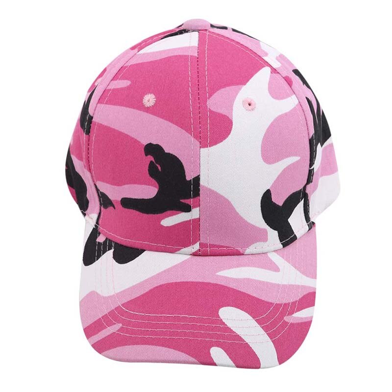 Camo Mesh Baseball Cap Mannen Camouflage Bone Zomer Hoed Mannen Army Cap Trucker Hip Hop Vader Hoeden: pink