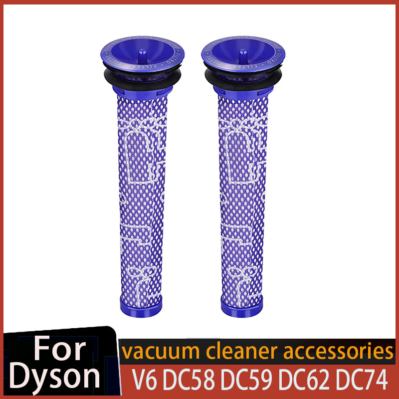 Filtres Hepa pour aspirateur sans fil Dyson V6 DC58 DC59 DC62 DC61 DC74, pièces de rechange pour aspirateur Animal absolu: plum