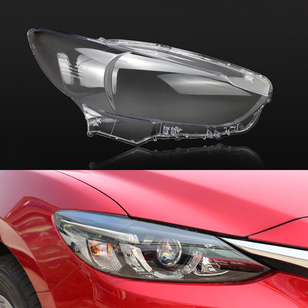 For Mazda 6 Atenza Headlamp Lens Car Headlight Cover Replacement Clear Lens Auto Shell Cover: Passenger Sider