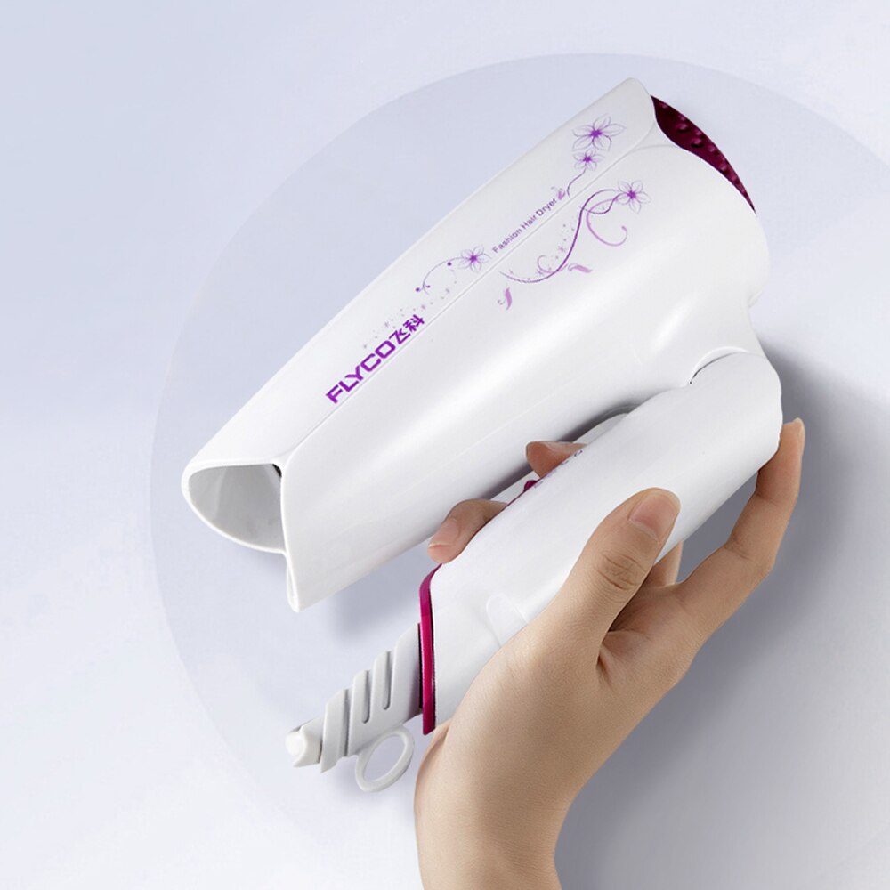 FLYCO-secador de pelo para el hogar, aire de calefacción y refrigeración, electrodomésticos de alta potencia, viento , poco ruido, UE