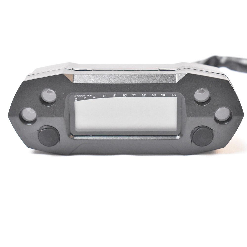 compteur de vitesse LCD moto odemètre numérique électrique modifié mini compteur de vitesse réglable 15x1000 tr/min odomètre