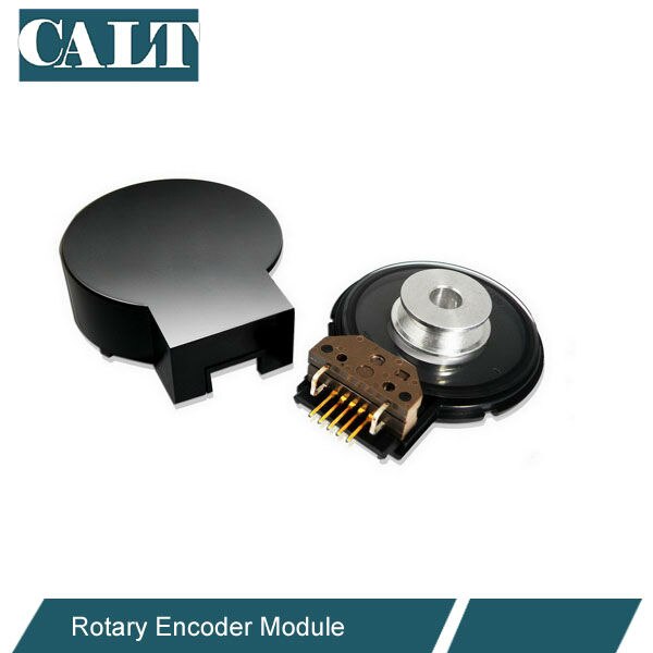 CALT – Kit de Module d&#39;encodeur rotatif incrémental de 56mm, avec trou de 12mm, arbre creux PD56, disque d&#39;encodeur optique, Phase A B Z
