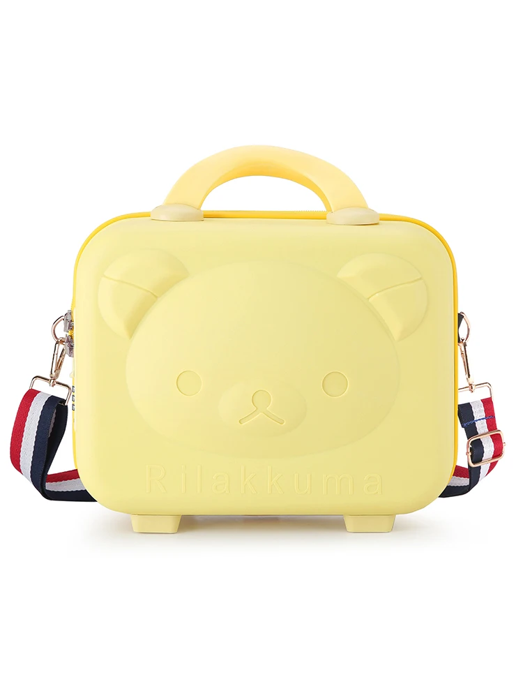 New Arrival walizka kosmetyczna przenośna mała walizka 4-calowa kosmetyczka Mini urocza walizka kosmetyczka WT663: Różowy