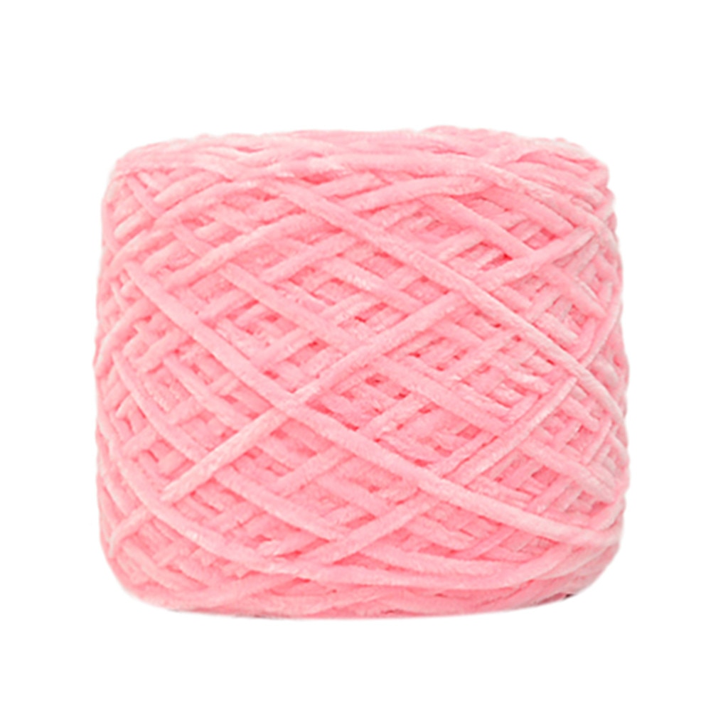 Gold Velvet Yarn Roving Scarf Knit Wool Yarn Thickness Warm Hat Household #R20