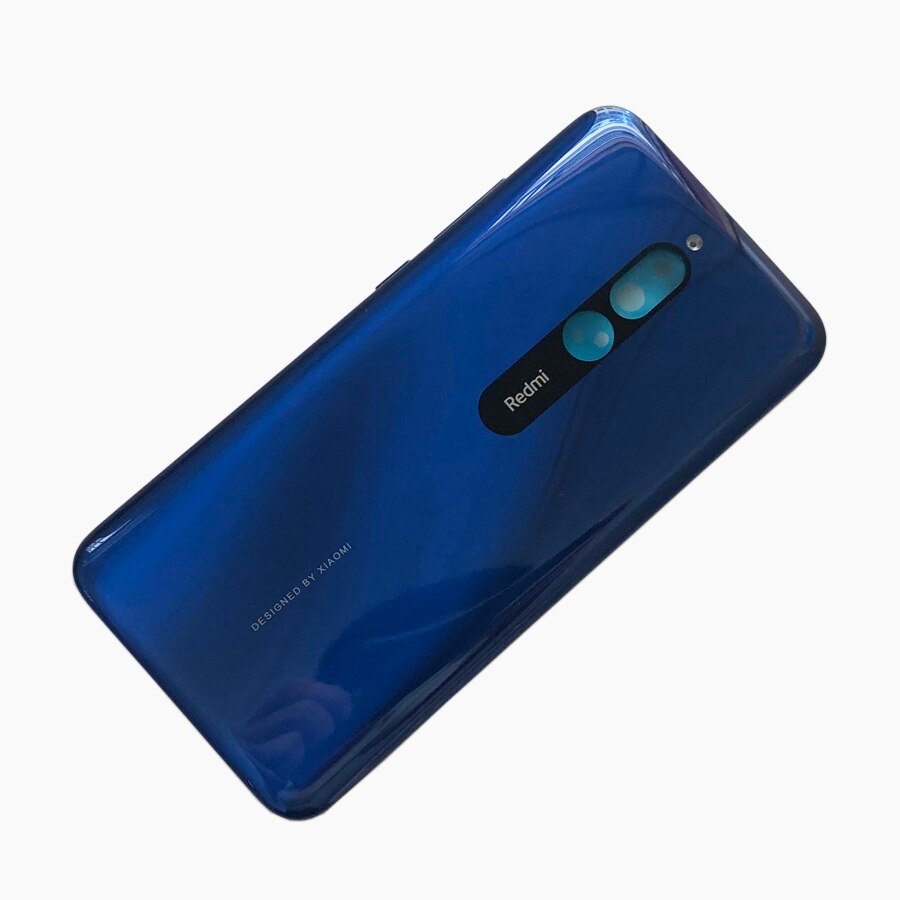 Xiaomi Redmi 8用の交換用バッテリーカバー,100% オリジナル,リアハウジング,携帯電話バッテリー用