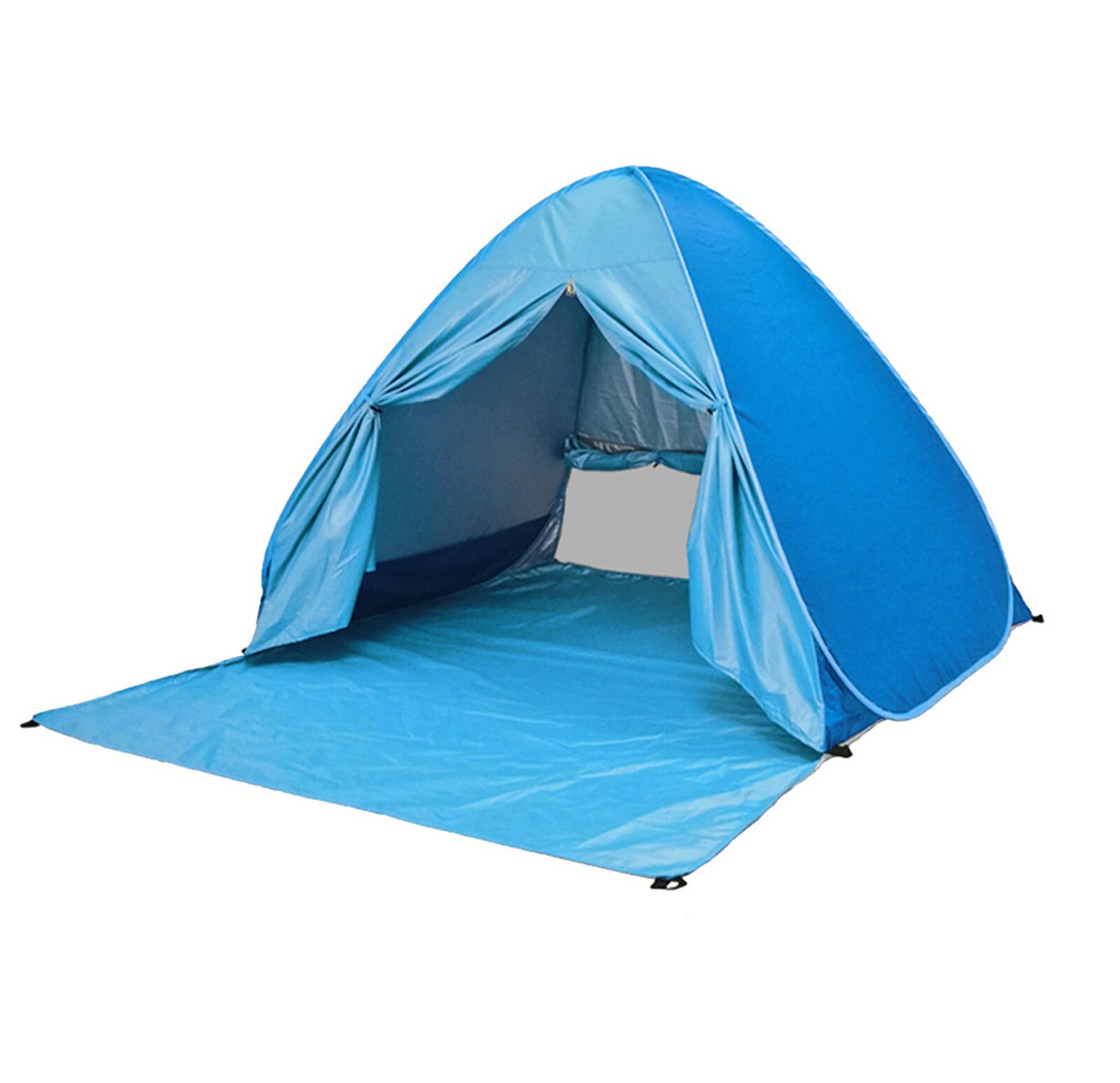 40# Automatic Set-up Camping Tents Portable Beach Shade Tent Outdoor Uv Protection Tents Multifunctional Wigwam: A