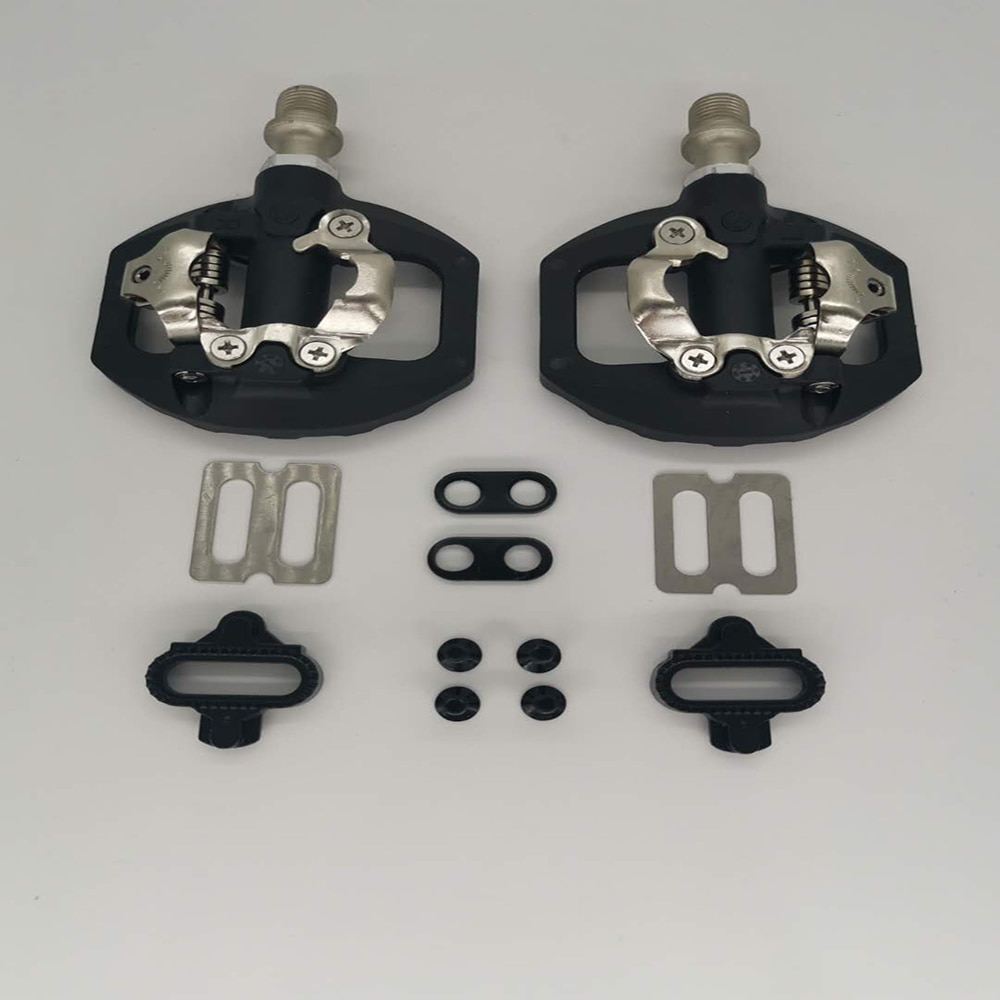 RACEWORKS-pedal de bloqueo de montaña SPD-A530, pedal plano de doble uso sin conversión, de aleación de aluminio, SM-SH51 de
