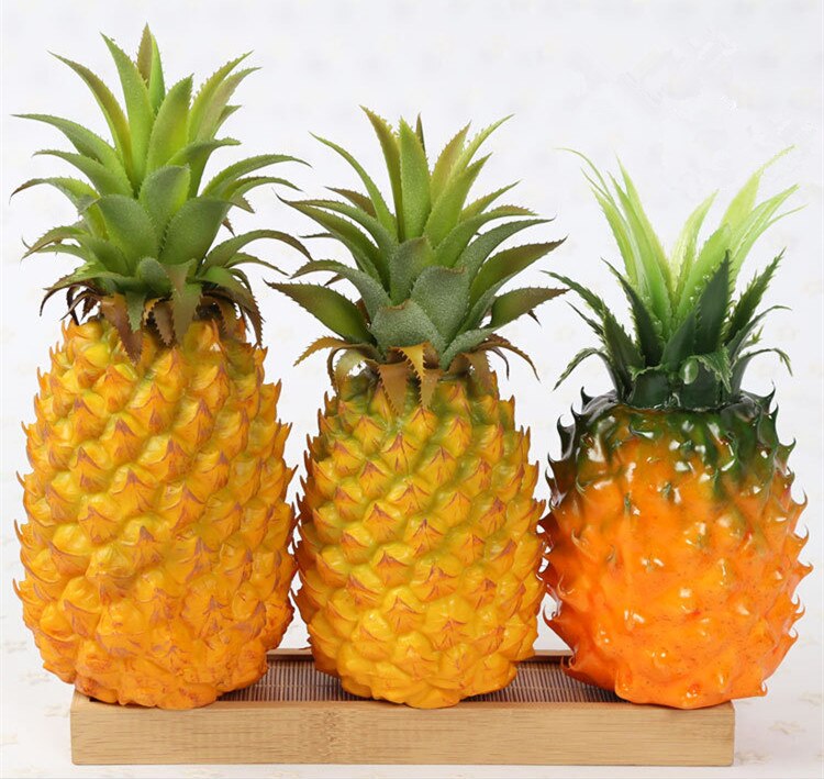 Kunstmatige Ananas Diy Kunstmatige Vruchten Plastic Nep Fruit Voor Huis Tuin Decor Kerst Wedding Party Supply