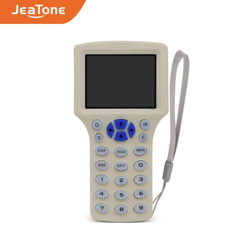 Nfc smart 10 frekvens rfid kopiator/skrivare/läsare/duplikator 125 khz 13.56 mhz usb programmerare nyckelbricka kort läsare uid dekoder: Kortläsare