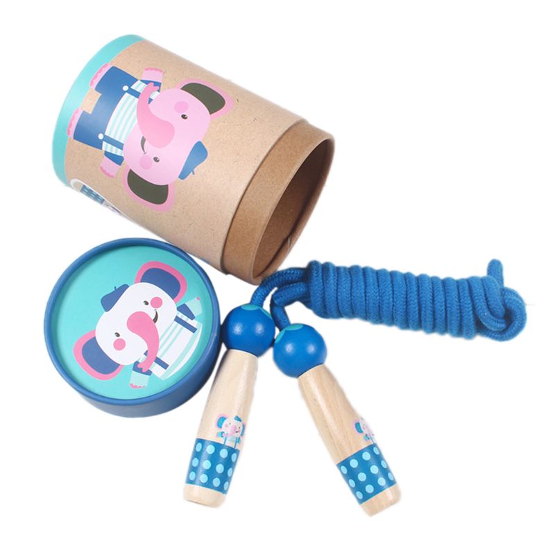 Children's Skipping Rope with Cartoon Wooden Handles, Adjustable Skipping Rope: 6