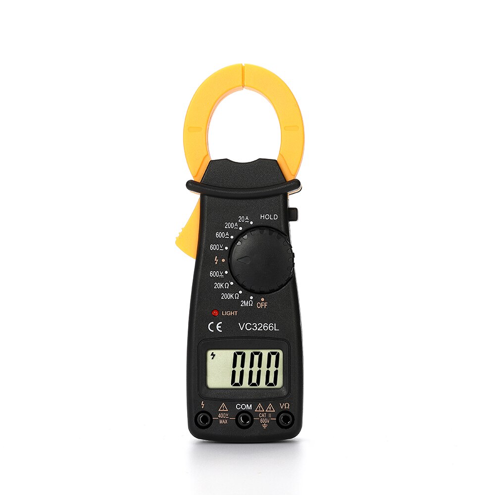 Clip-on Ammeter Dt3266l Clamp Multimeter Digital Clamp Meter with Buzzer FireWire Resistance 3266f