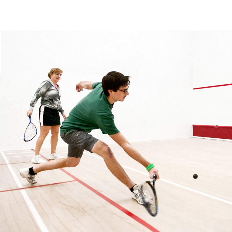 Konkurranse squash holdbar squashball to gule prikker lavhastighet offisielle sporter gummiballer spiller trening sport