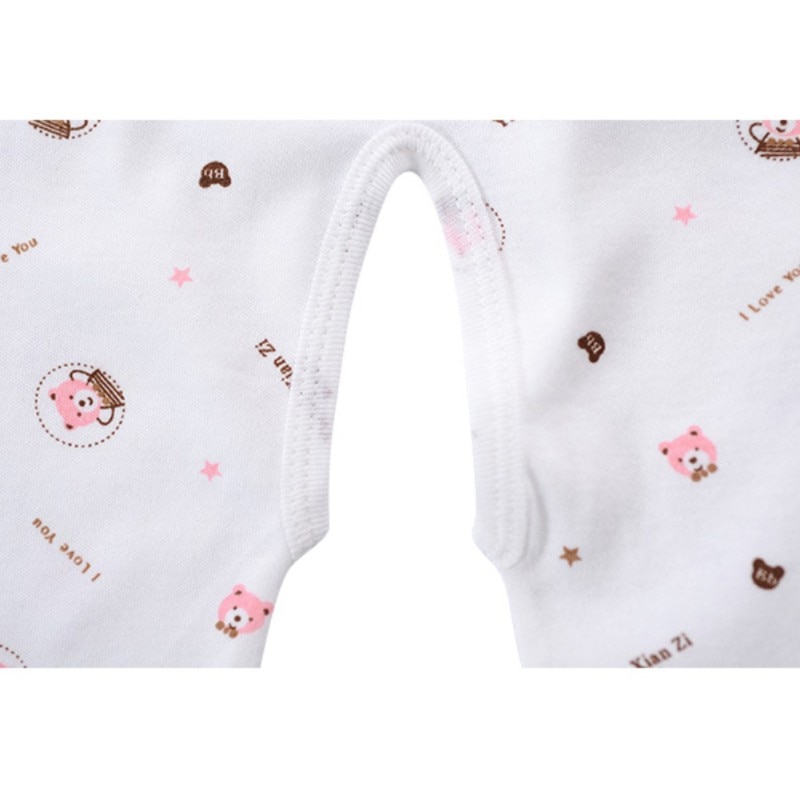 0-3M Maanden Lente Herfst Pasgeboren Baby Baby Suits Jongens Meisjes Kleding Sets Tops Broek Slabbetjes Unisex Kant up Kleding Set