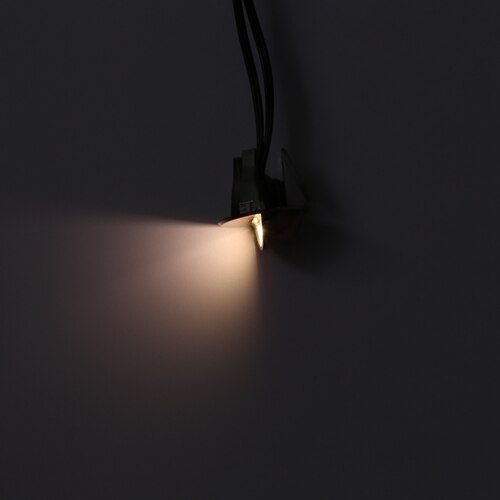 Special 12 volt 1 st smd 5050 led chips vägglampa utanför uteplats trappstegsbelysning inbyggd båt led däckslampor infällda  b106x: Varm vit