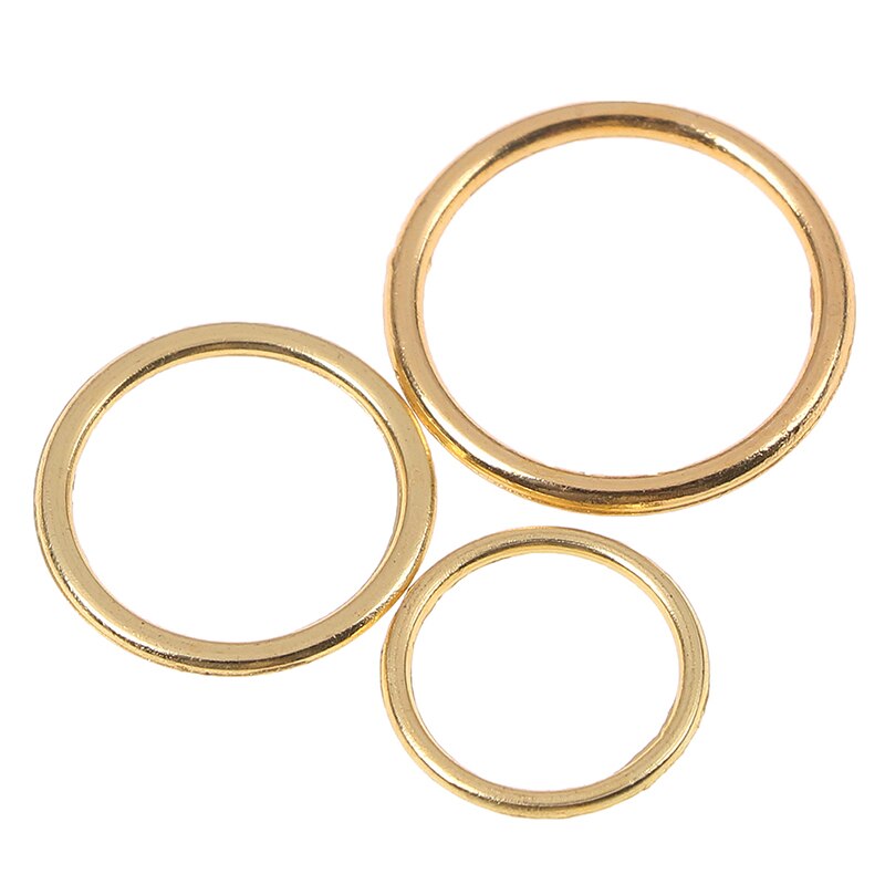 100 stuks/partij zilveren/gouden bh-ringen schuifjes lingeriehaken versteller ondergoed accessoires