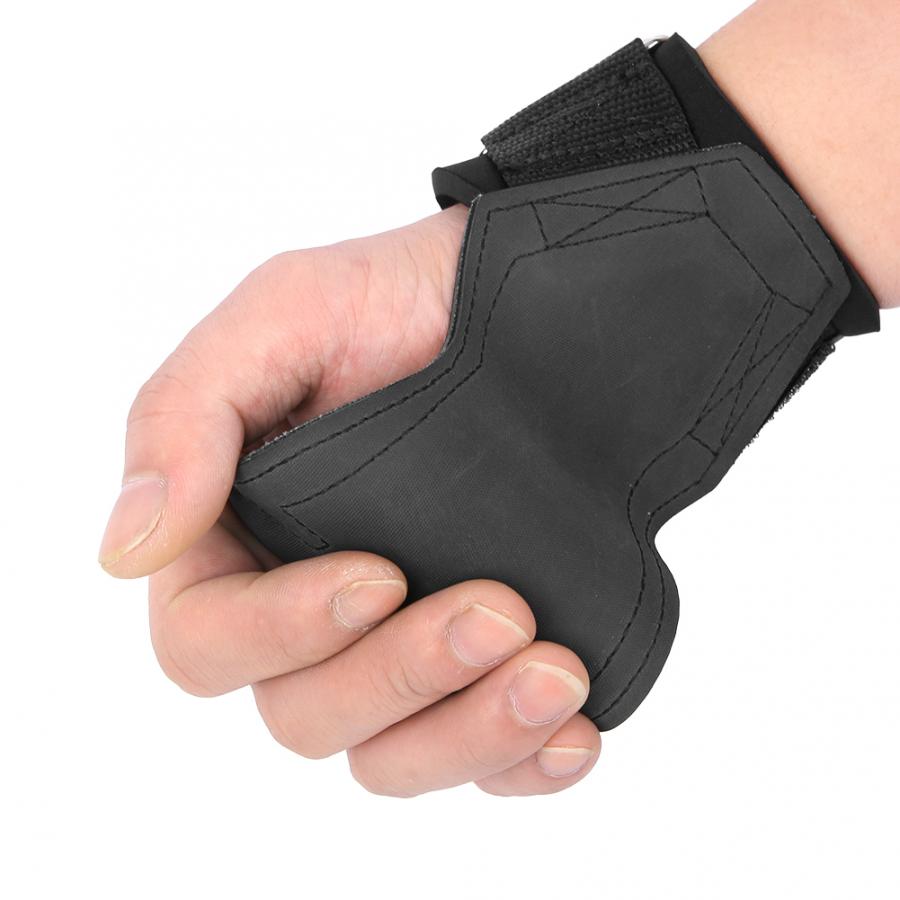 1 Pair Weight Lifting Grip Pads Rubber Anti-Skid Gym Gloves Grips Pull-Up Training Barbell Dumbbell Weightlifting Grip Pads