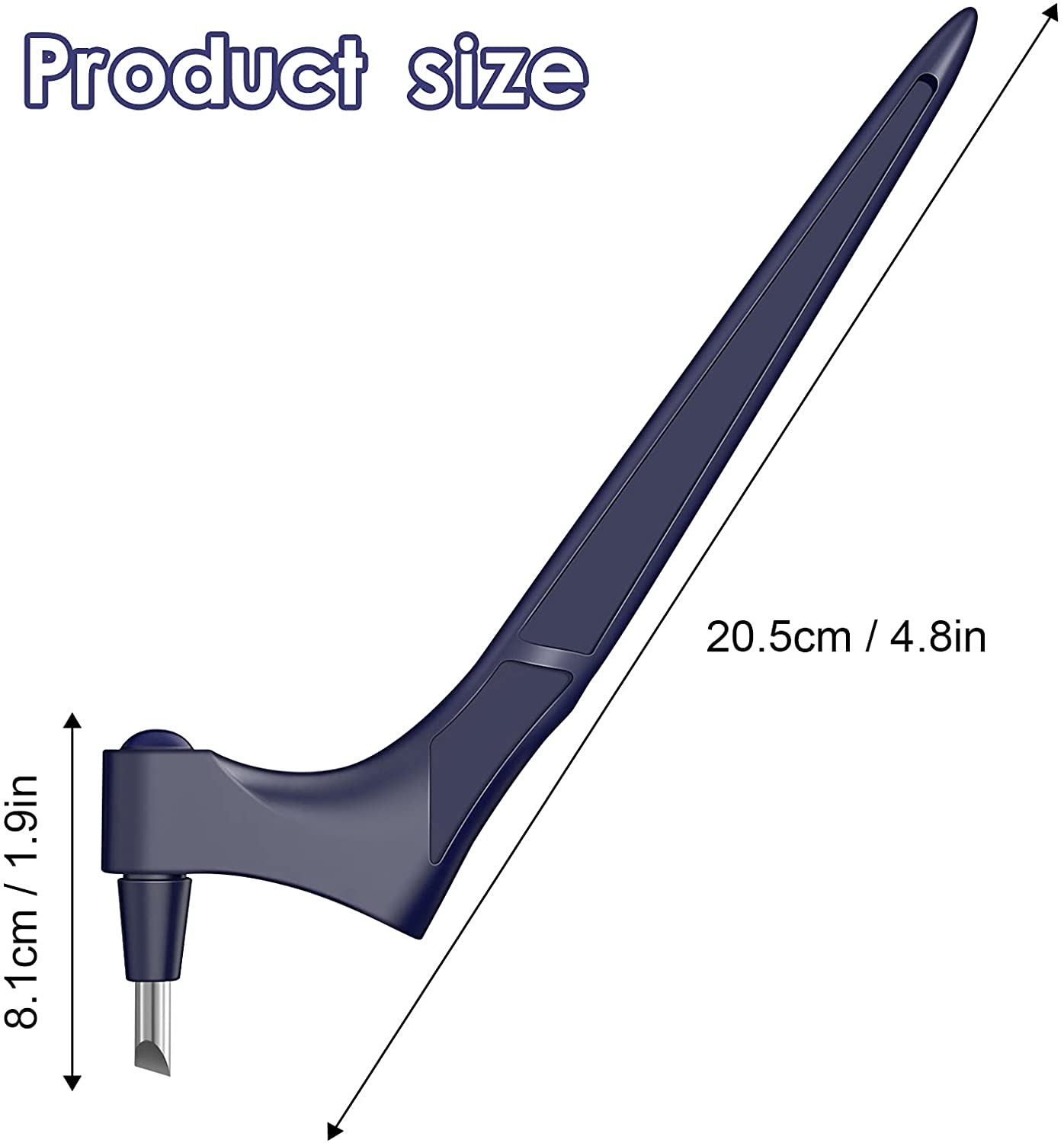 Craft Cutting Tools, Stainless Steel Knives 360 Degree Rotating Cutting Blade Handhled Paper-Cutting Tool，Scrapbooking