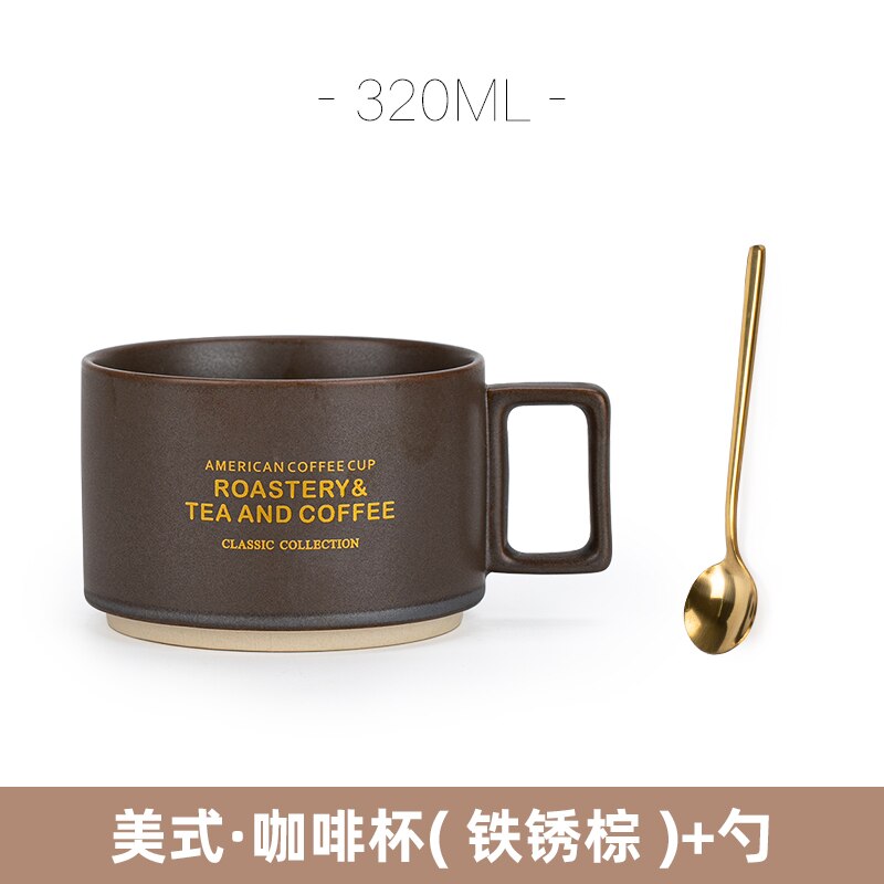 Black Luxury Ceramic Coffee Cup and Saucer Set Bone China Dinnerware Coffee Cup Sets Vaso Para Cafe Mug BD50CS: style5