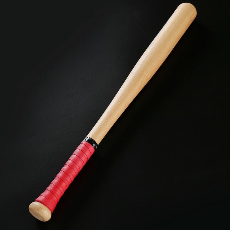 Flagermus træ karriere polering 54cm log baseball fitness udstyr heavy duty flagermus bit solid baseball hårdttræet