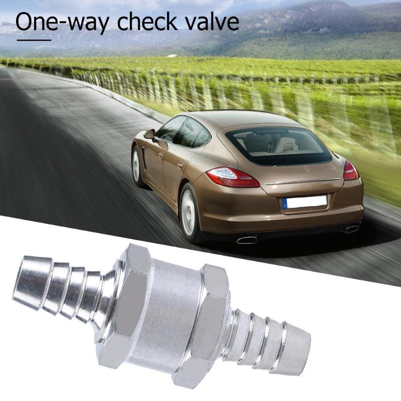 Aluminum Alloy Fuel One Way Check Valve for Carb+2pcs Spring Hose Clamps Aluminum Alloy Fuel One Way Check Valve for Carb