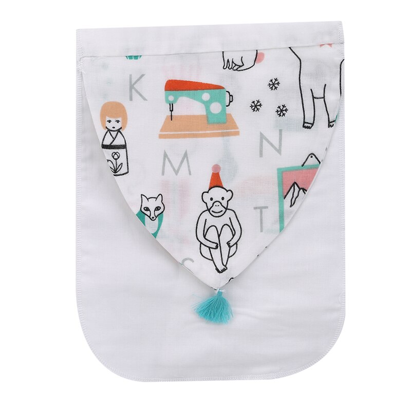 Toalla para el sudor de bebé de , paño suave para secar en la espalda, 4 capas de gasa, toalla absorbente, toallas para el sudor de algodón cómodas