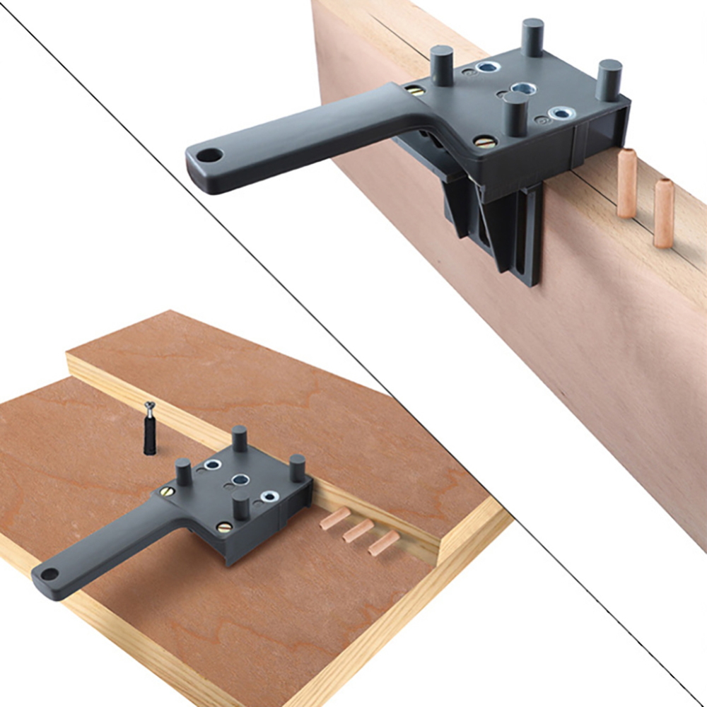 6 8 10mm Timmerwerk Houtbewerking Kit Deuvel Jig Hout HSS Boren Houtbewerking Jig ABS Plastic pocket gat jig boor Guide Tool