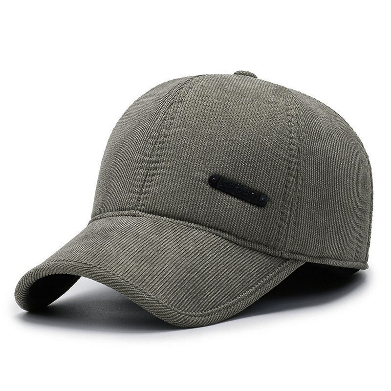 Kaffee Marine Blau Winter Warme Kabel Baseball Kappe Für Männer Frauen Einfarbig Hysterese Hüfte hüpfen Kappen Knochen Trucker Hütte gorras: grau