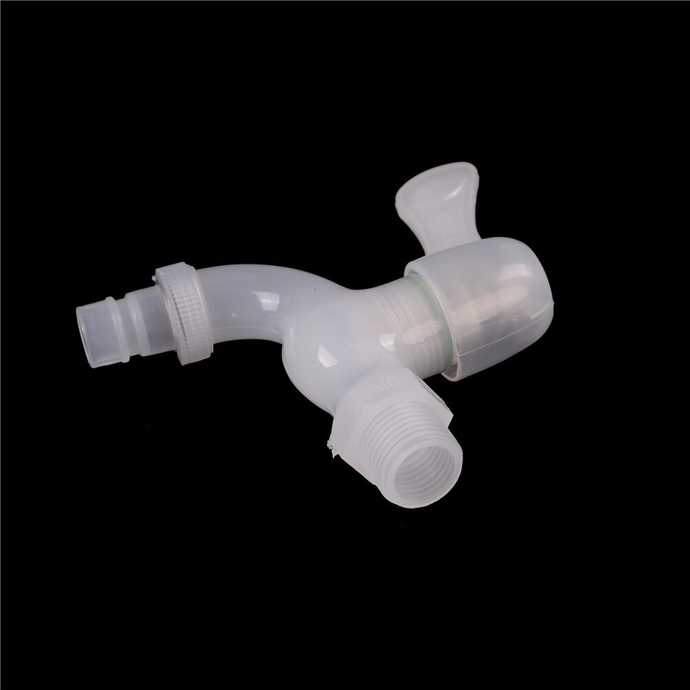 PVC Plastic Tap PP Mini Faucet Male Thread Clear Small Bibcock Easy Install Kitchen Washing Machine Garden Home Household Tools